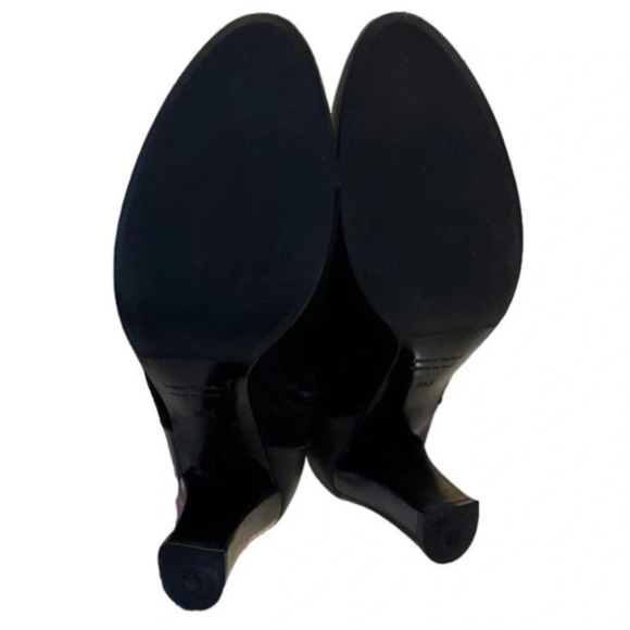 Cordani Vero Cuoio Black Suede & Leather Tall Heeled Boots EU 38.5 US Women's 8 - Picture 7 of 10